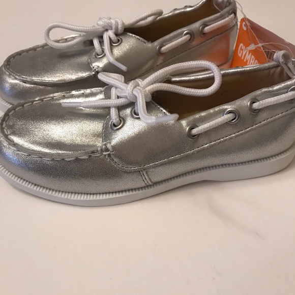 Gymboree silver boat shoes - Picture 3 of 6